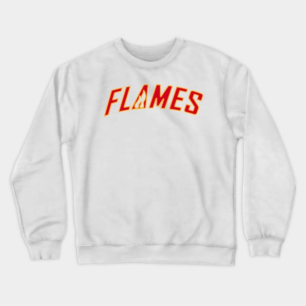 Flames Crewneck Sweatshirt by teakatir